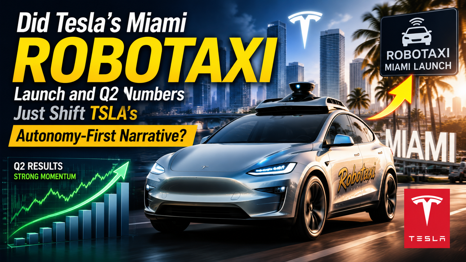 Tesla Robotaxi Rolls Into Miami