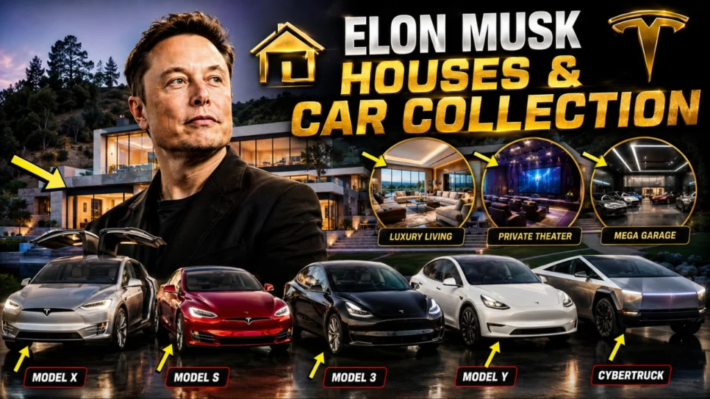 Elon Musk Houses and Car Collection